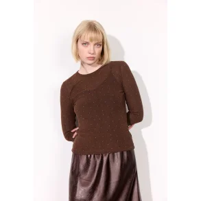 Hunkn - Inez Blouse - Brown