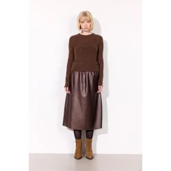 Hunkn - Inez Blouse - Brown