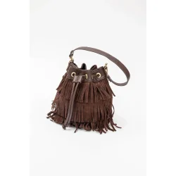 Bow 19 - Jade Bucket Bag Frill - Brown