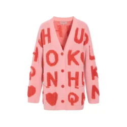 Hunkn - Jenny strik cardigan - Pink