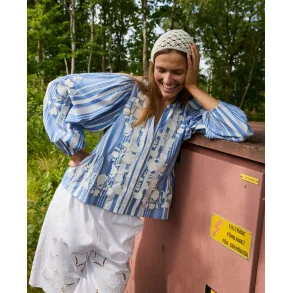 Sissel Edelbo - Juliane Top - Blue Stripes