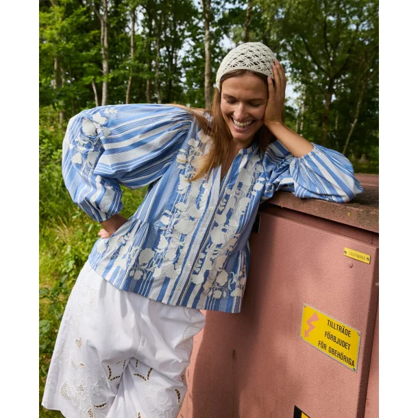 Sissel Edelbo - Juliane Top - Blue Stripes