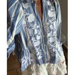 Sissel Edelbo - Juliane Top - Blue Stripes