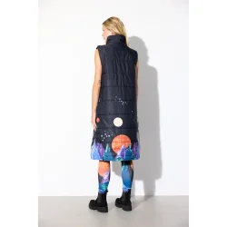 Hunkn - Justice Long Vest - Outer Space Art Print