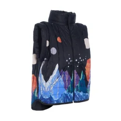 Hunkn - Justice Short Vest - Outer Space Art Print