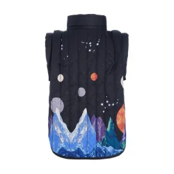 Hunkn - Justice Short Vest - Outer Space Art Print