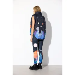 Hunkn - Justice Short Vest - Outer Space Art Print