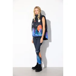 Hunkn - Justice Short Vest - Outer Space Art Print