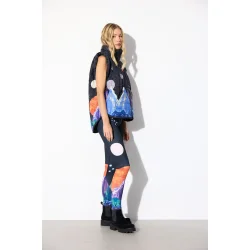 Hunkn - Justice Short Vest - Outer Space Art Print