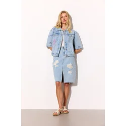 Hunk�n - Kenna Denim Nederdel - Light Denim