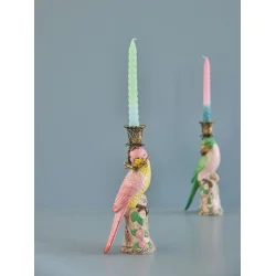 Rice - Fugl Keramik Lysestage - Lyserd