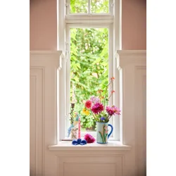 Rice - Fugl Keramik Lysestage - Mint 