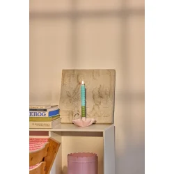 Rice - LED Stearinlys - Green/Mint - 2-pak