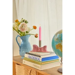 Rice - Stearinlys - Pink/Mrk Sand - 2-pak