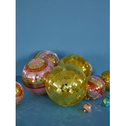 Rice - Discokugle - Gold - Stor