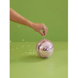 Rice - Discokugle - Soft Pink - Mellem