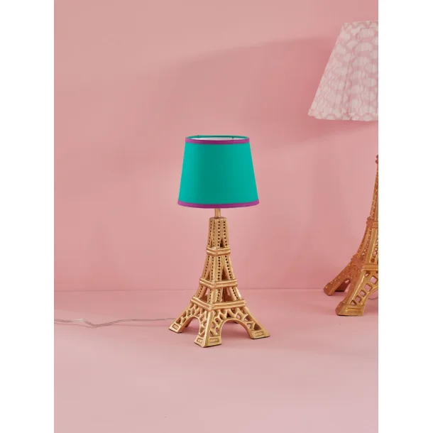 Rice - Lille Eiffeltrn Metal Lampe - Guld