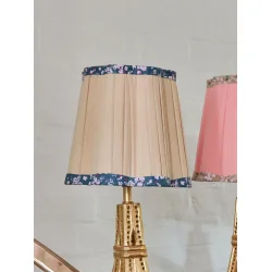 Rice - Stor Bomuld Lampesk�rm - M�rk Sand