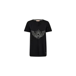 Mos Mosh - Romi Gethi O-SS Glam T-shirt - Crown Blue