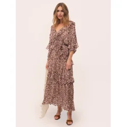 Gossia - Lia kjole - Brown Ikat