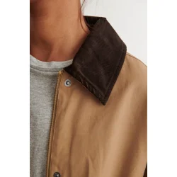 Basic Apparel - Lin Jakke - Sepia Tint