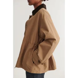 Basic Apparel - Lin Jakke - Sepia Tint