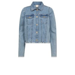 Gossia - LouiseGO Jo jakke - Light Blue Denim