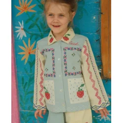 Sissel Edelbo - Louise Mini skjorte - Baby Blue