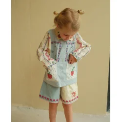 Sissel Edelbo - Louise Mini skjorte - Baby Blue