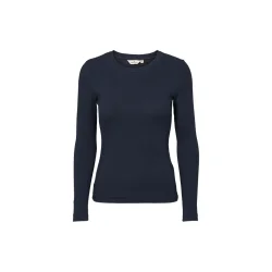 Basic Apparel - Ludmilla LS Tee - Sky Captain 