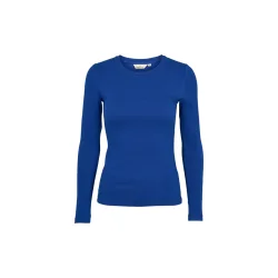 Basic Apparel - Ludmilla LS Tee - Sodalite Blue