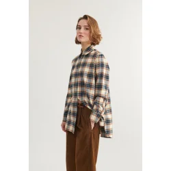 Basic Apparel - Lula Oversized Skjorte - Copen Blue/Birch