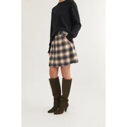 Basic Apparel - Lula Nederdel - Copen/Blue Birch