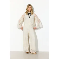 Hunk�n - Lulu Lace Bukser - Cream Lace