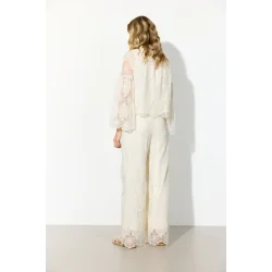 Hunk�n - Lulu Lace Bukser - Cream Lace