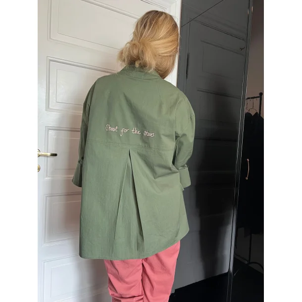 Wauw - Luna Skjorte Moon - Bottle Green