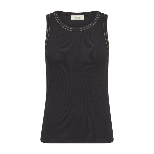  Mos Mosh - Ara Rib Tank Top - Black
