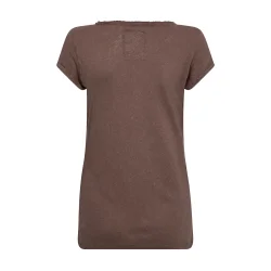 Mos Mosh - Troy T-shirt SS - Coffee Quartz