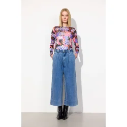 Hunkn - Madison mesh bluse - Art print