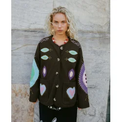 Sissel Edelbo - Maggie jacket - Fudge Brown - ONESIZE