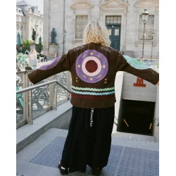 Sissel Edelbo - Maggie jacket - Fudge Brown - ONESIZE