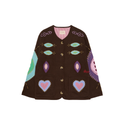 Sissel Edelbo - Maggie jacket - Fudge Brown - ONESIZE