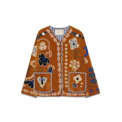 Sissel Edelbo - Maggie jakke - Velvet Brown - ONE SIZE