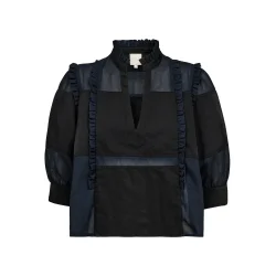 Gossia - Marsh bluse- Black Navy