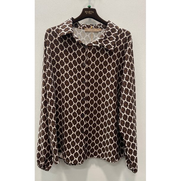 Marta - Antares bluse - Marrone