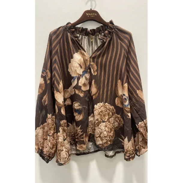 Marta - Octavia bluse - Marrone