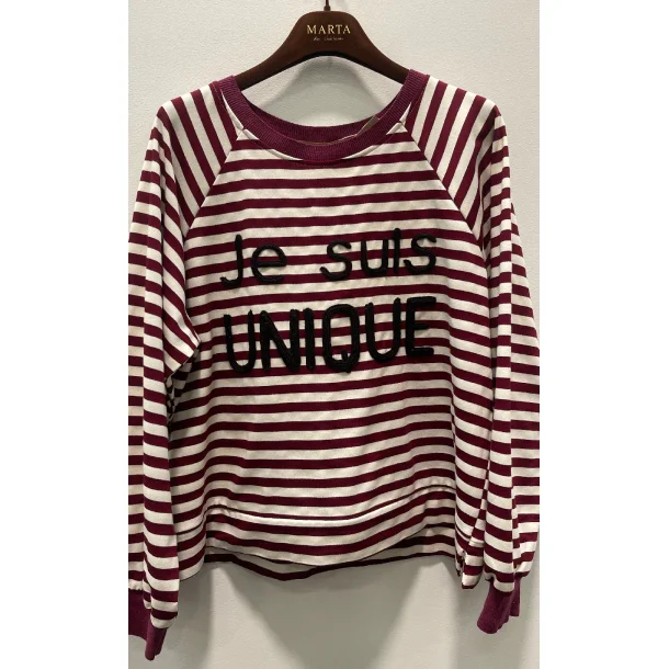 Marta - Fenja Sweat - Moro/Bordeaux