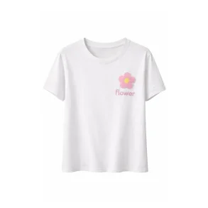 Marta - Avella T-shirt - White/Pink