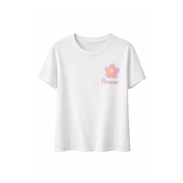 Marta - Avella T-shirt - White/Pink