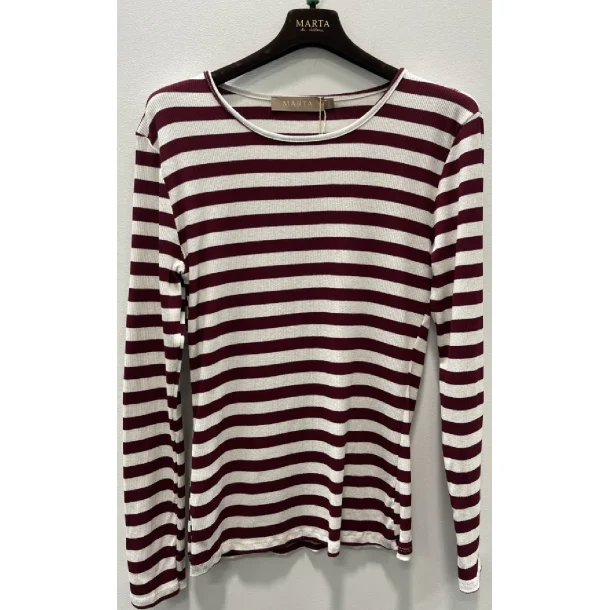 Marta - Begonia LS tee - Bordeaux